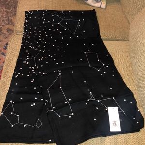 Tory burch astronomy printed scarf